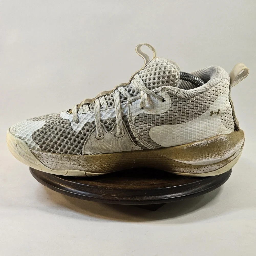 Under Armour HOVR Havoc 4‎ Shoes Mens Size 8 Basketball 3023086-105 Sneakers